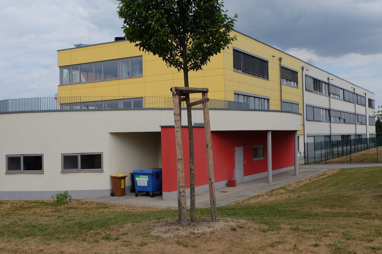 Foto vom Neubau des Gymnasiums in Großröhrsdorf